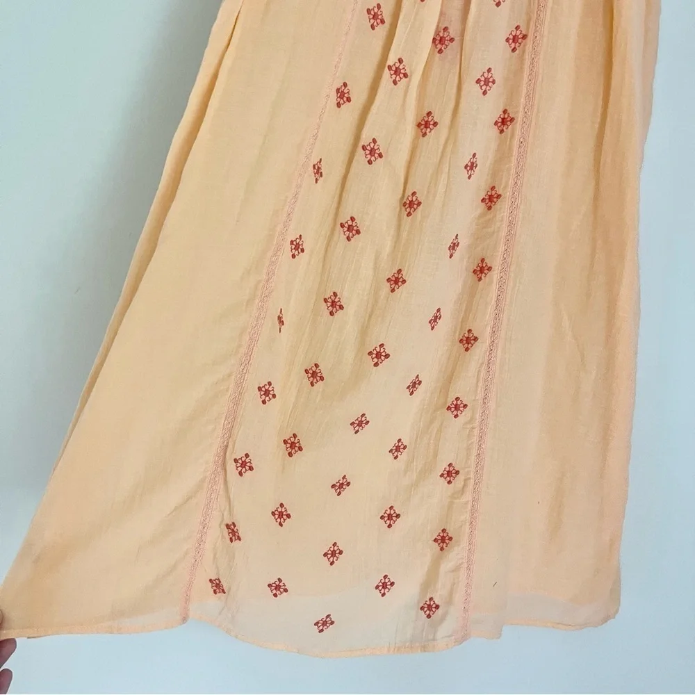 NWT Anthropologie‎ Mermaid Women’s Desert Rose Beach Dress Peach Orange Small